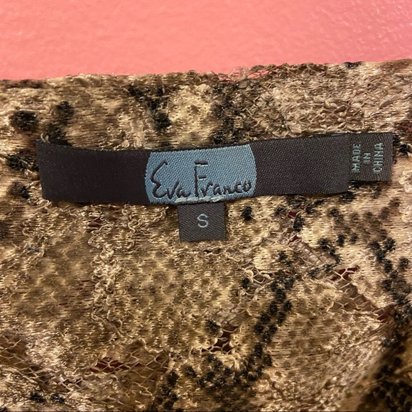 Anthropologie Eva Franco Snake Print Blouse - Picture 12 of 12